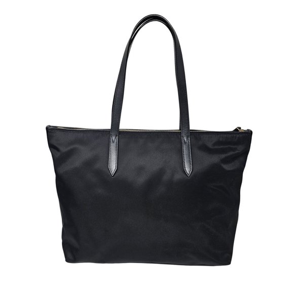 Jimmy Choo Larelle Appliquéd Shell Large Tote in Black - Picture 2 of 9
